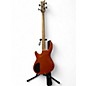 Used Dean Edge 1 4 String Transparent Amber Electric Bass Guitar