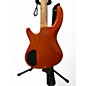 Used Dean Edge 1 4 String Transparent Amber Electric Bass Guitar