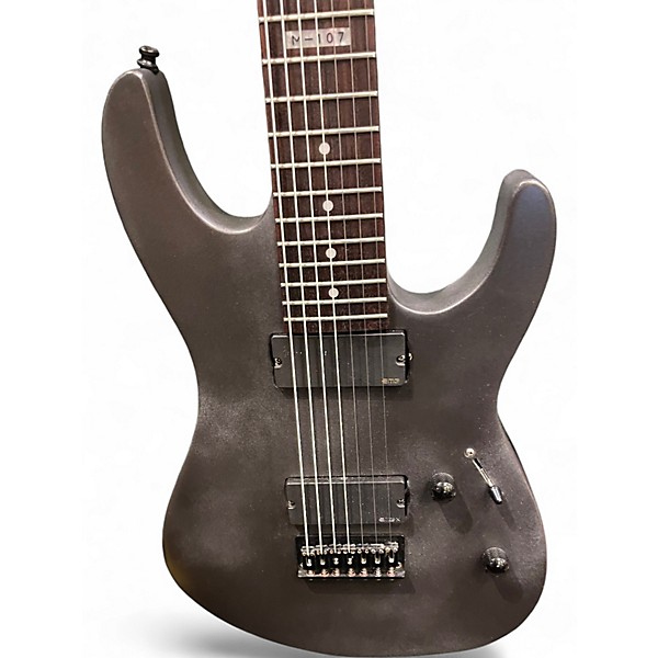 Used ESP LTD M107 Flat Black Solid Body Electric Guitar