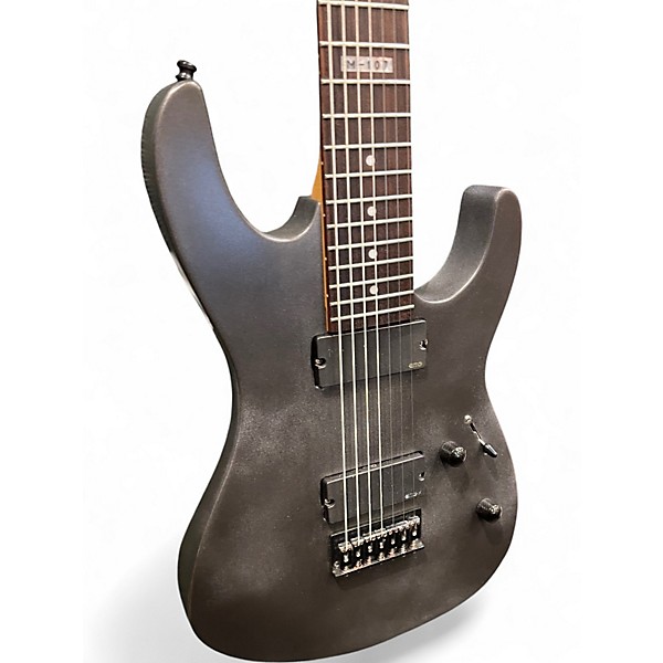 Used ESP LTD M107 Flat Black Solid Body Electric Guitar