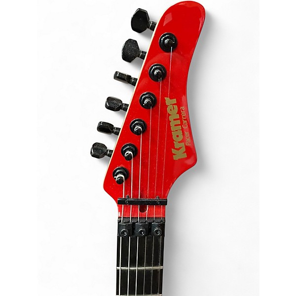 Used Kramer PACER CARRERA RED Solid Body Electric Guitar