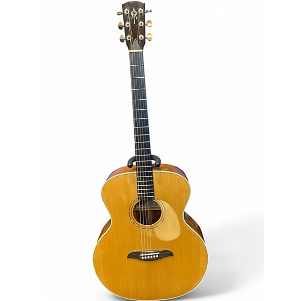 Vintage 1990s Alvarez YB-1 Natural Acoustic Guitar