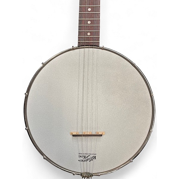 Used Recording King RKO-3S Open-Back Banjo Black Banjo