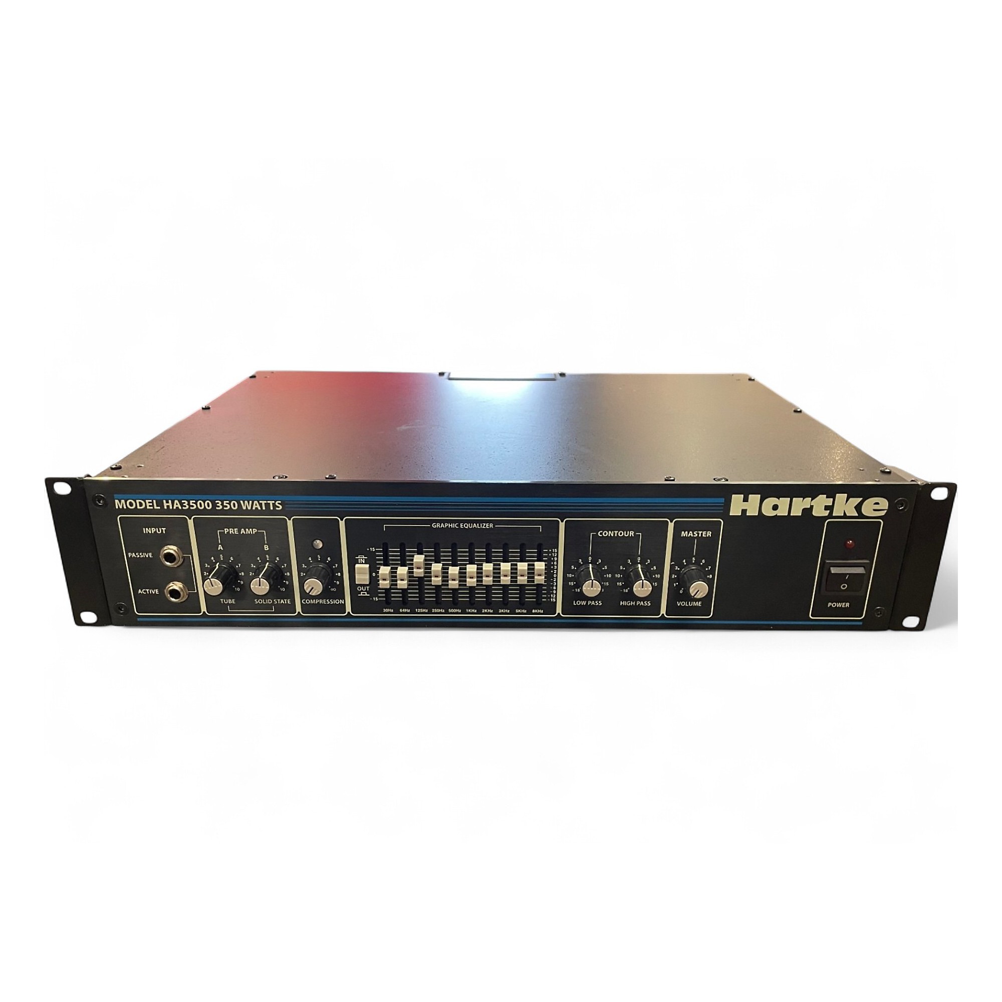 ベース Hartke Systems HA3500 350W Used Hartke HA3500 Bass Amp Head | Guitar Center