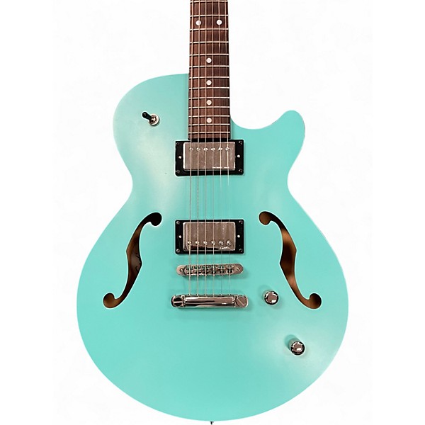 Used Godin Montreal Premiere HT Laguna Blue Hollow Body Electric Guitar