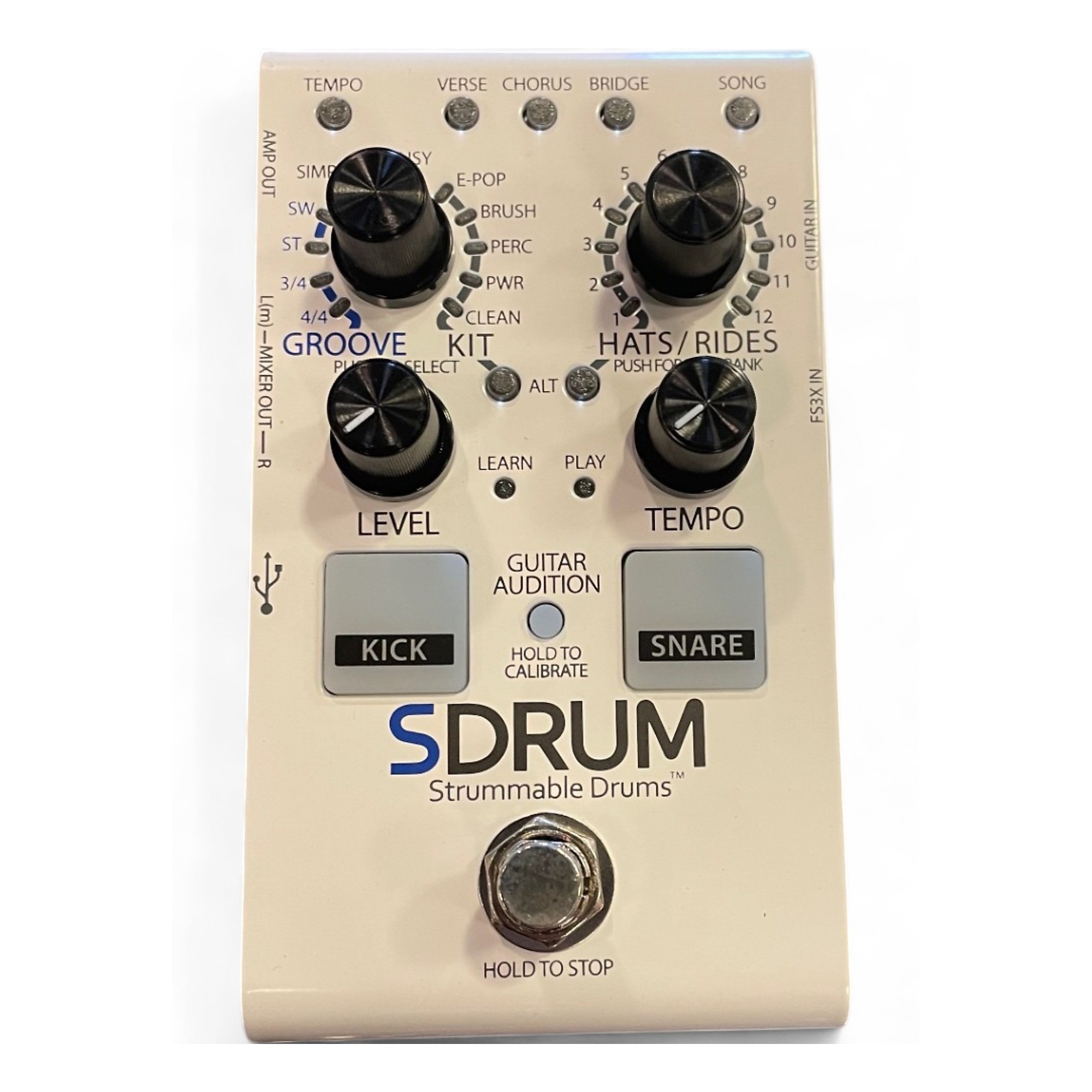 ギター DigiTech Band Creator SDRUM Used DigiTech SDRUM Auto-Drummer Pedal | Guitar Center