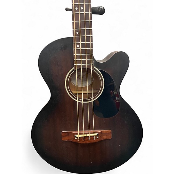 Used Mitchell T239BCE Brown Edge Burst Acoustic Bass Guitar