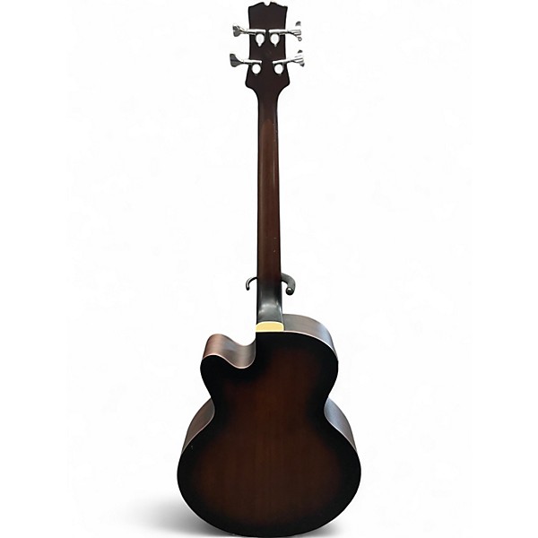 Used Mitchell T239BCE Brown Edge Burst Acoustic Bass Guitar
