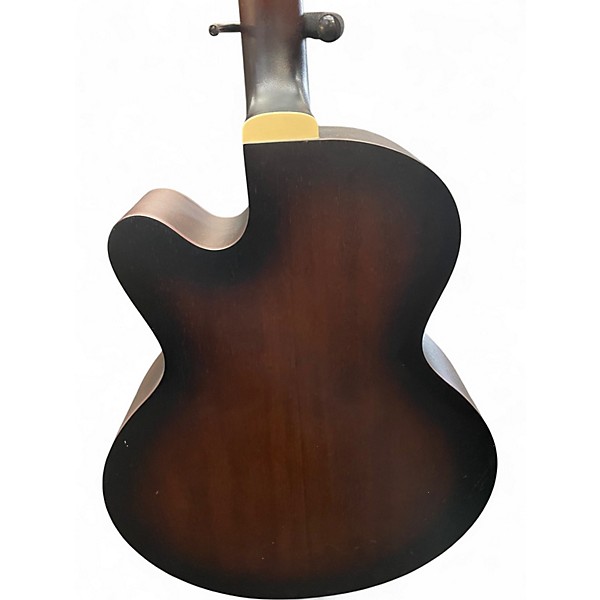 Used Mitchell T239BCE Brown Edge Burst Acoustic Bass Guitar