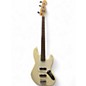 Used Fender Standard Fretless Jazz Bass Classic White Electric Bass Guitar thumbnail