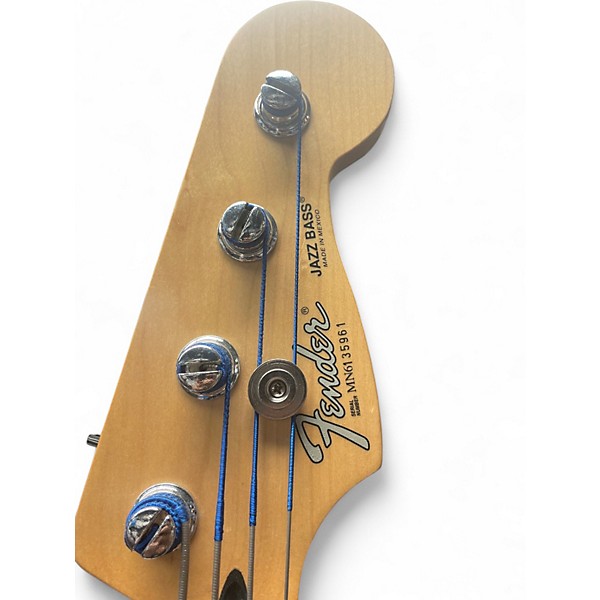 Used Fender Standard Fretless Jazz Bass Classic White Electric Bass Guitar