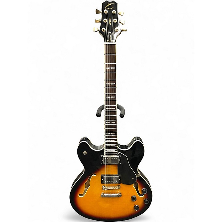 Peavey Hollowbody JF1EX 黒セミアコ Used Peavey JF1EX 2 Tone Sunburst Hollow Body Electric