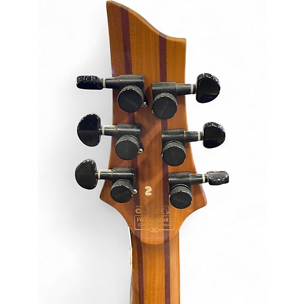 Used Schecter Guitar Research C1 Exotic Vintage Sunburst Solid Body Electric Guitar