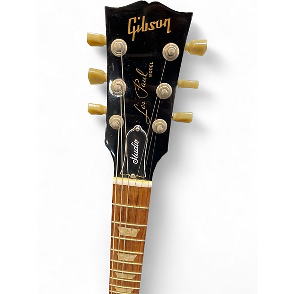 Used 2017 Gibson Les Paul Studio Black Solid Body Electric Guitar