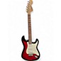 Used 2000s Starcaster by Fender Stratocaster Crimson Burst Solid Body Electric Guitar thumbnail