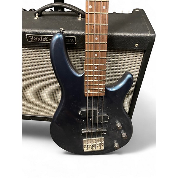 Used Schecter Guitar Research Diamond Series PT Blue to Black Fade Solid Body Electric Guitar