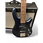 Used Schecter Guitar Research Diamond Series PT Blue to Black Fade Solid Body Electric Guitar