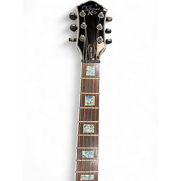 Used Michael Kelly PATRIOT VINTAGE BLACK Solid Body Electric Guitar