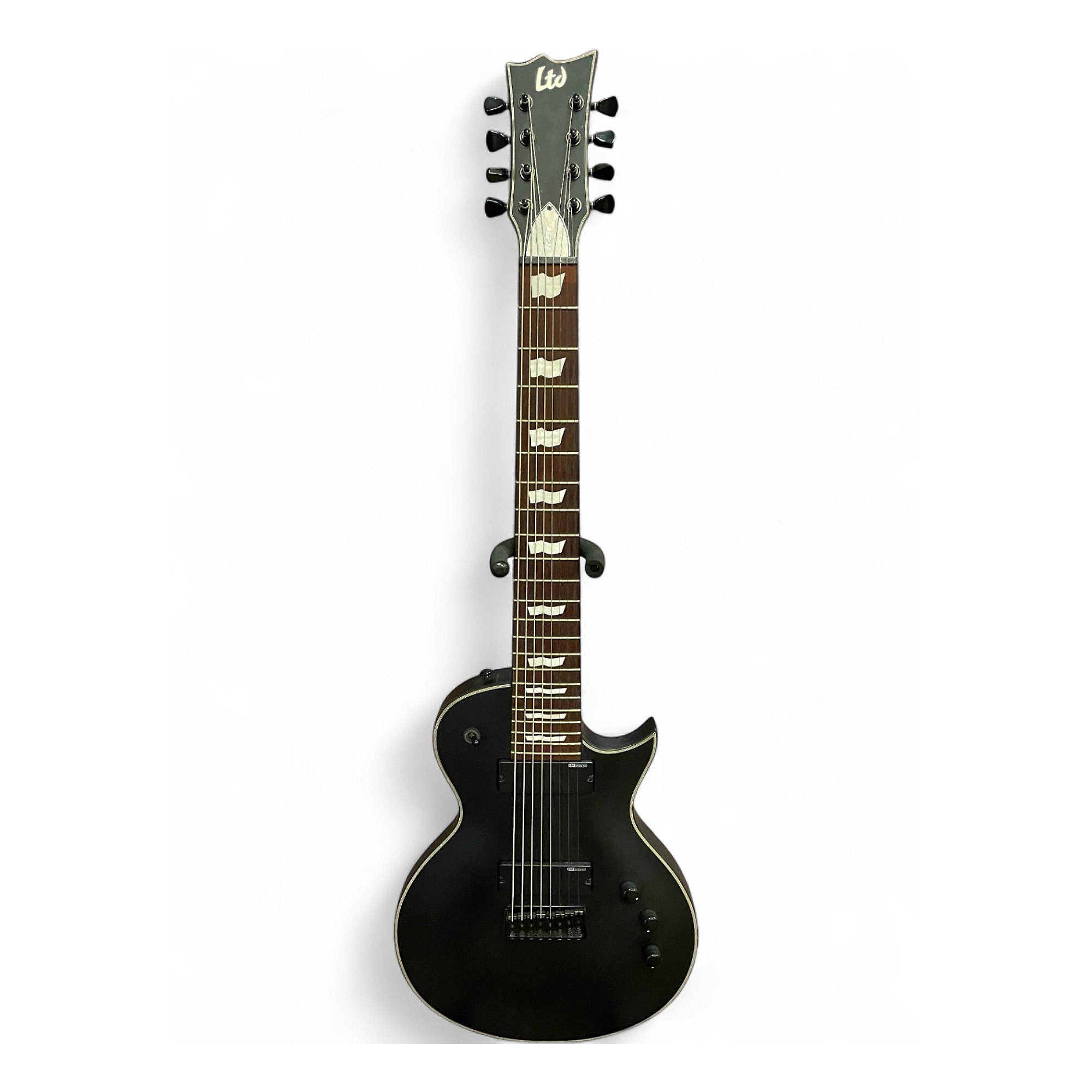 Used ESP ltd EC258 Black Solid Body Electric Guitar Black