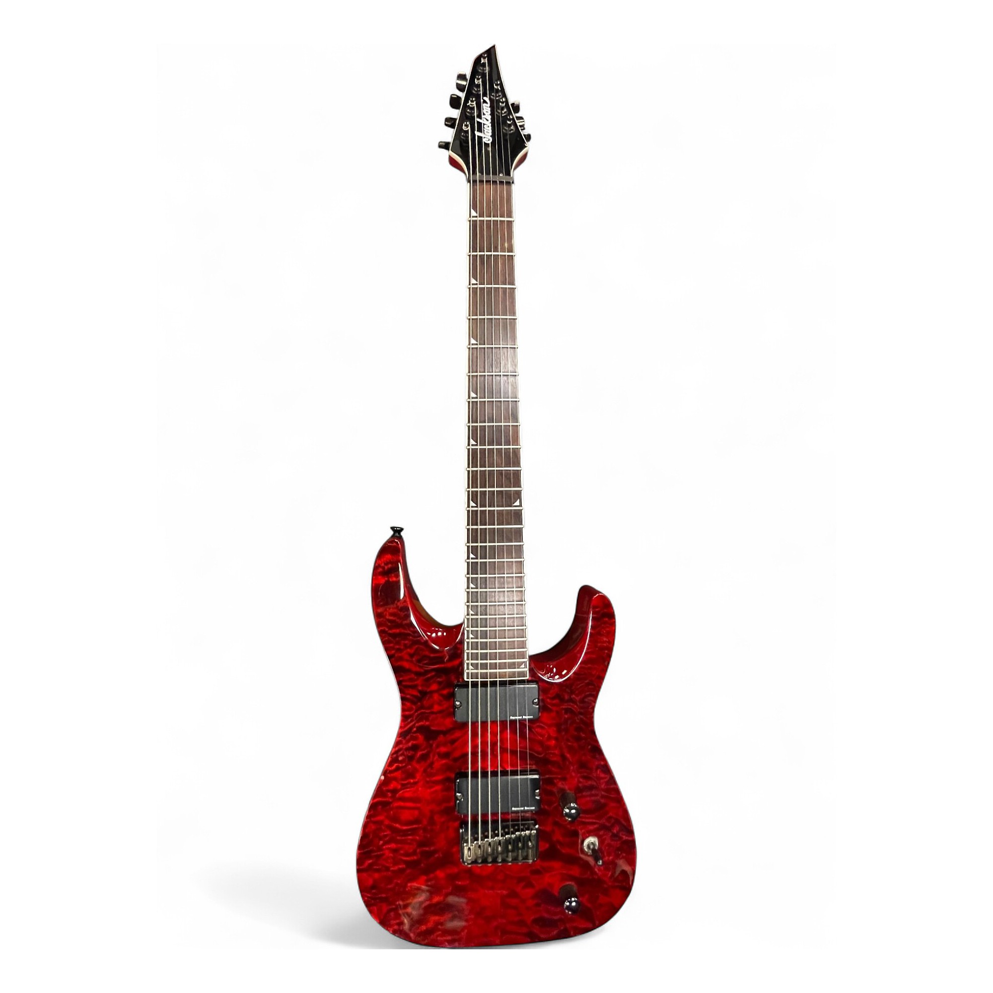 Used Jackson SOLOIST SLATXMGQ3-7 Trans Red Solid Body