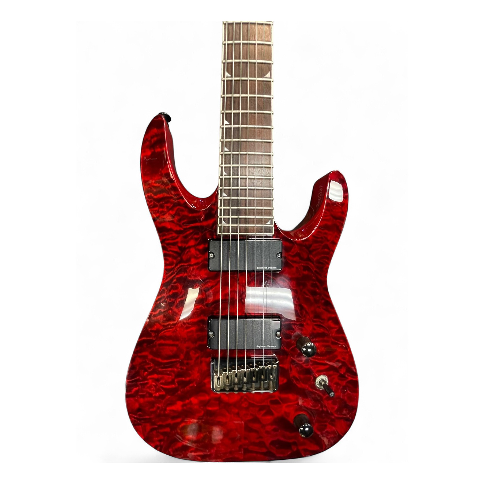 Used Jackson SOLOIST SLATXMGQ3-7 Trans Red Solid Body