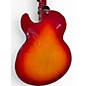 Used Hagstrom HJ500 Cherry Sunburst Hollow Body Electric Guitar