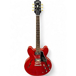 Used Epiphone ES335 Red Hollow Body Electric Guitar