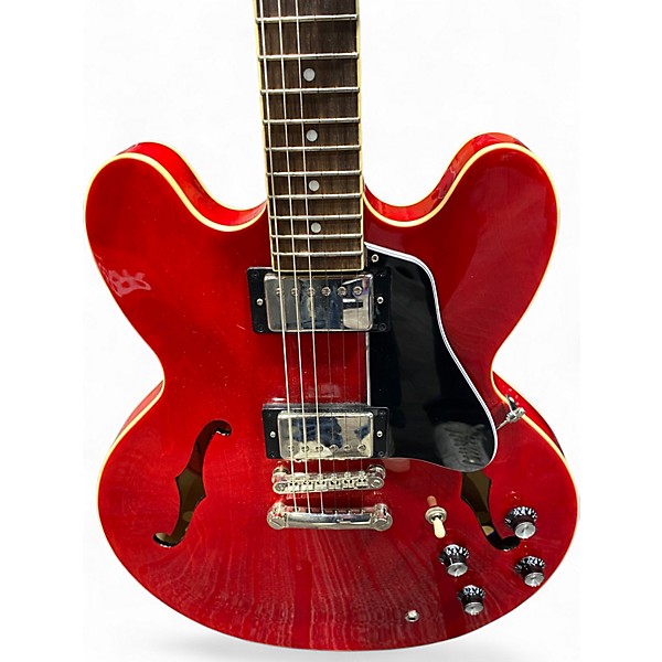 Used Epiphone ES335 Red Hollow Body Electric Guitar