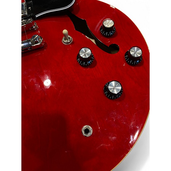 Used Epiphone ES335 Red Hollow Body Electric Guitar