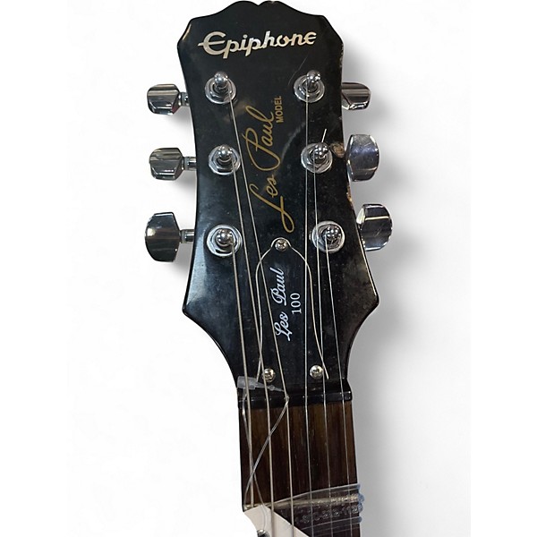Used Epiphone Les Paul 100 Bolt On 2 Color Sunburst Solid Body Electric Guitar