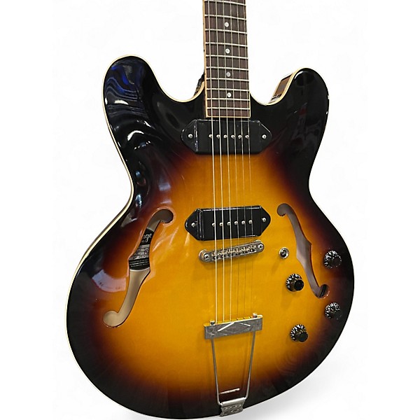 Used Heritage H530 Original Sunburst Hollow Body Electric Guitar