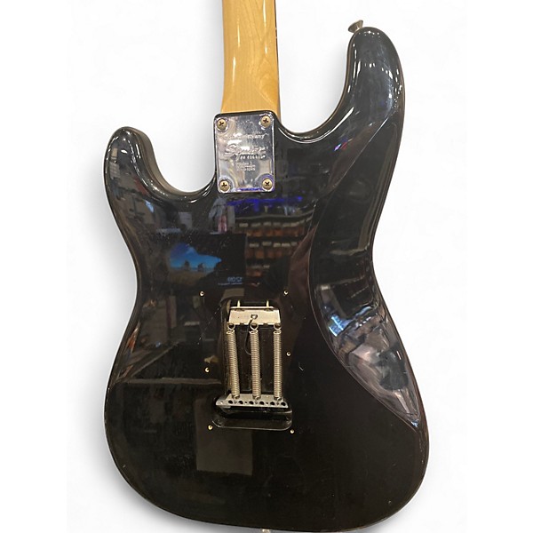Used Squier Affinity Stratocaster Black Solid Body Electric Guitar