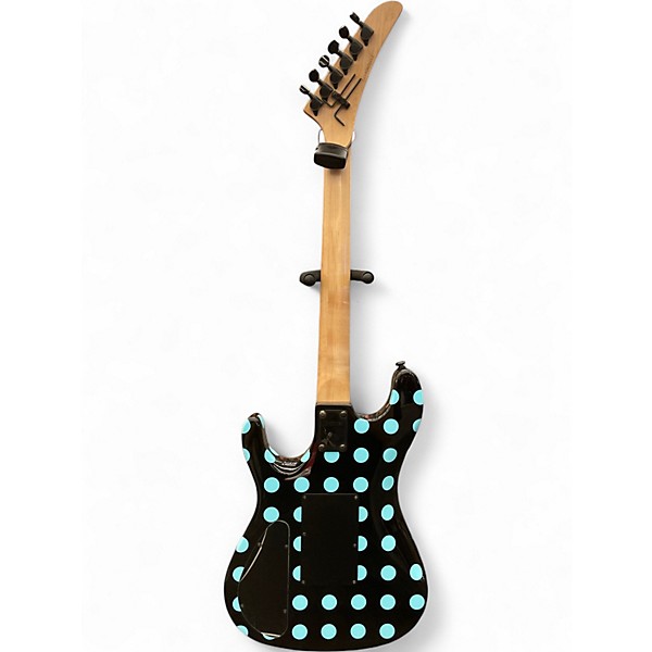 Used Kramer NIGHTSWAN BLACK AND BLUE Solid Body Electric Guitar