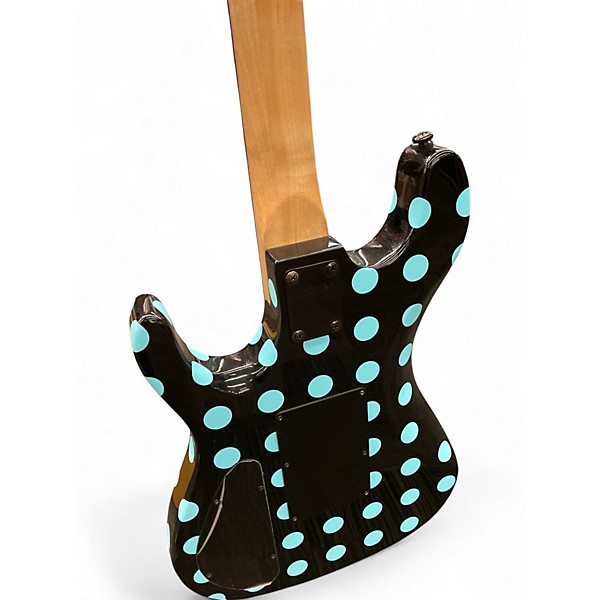 Used Kramer NIGHTSWAN BLACK AND BLUE Solid Body Electric Guitar