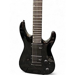 Used Jackson JS22-7 Dinky 7 String Black Solid Body Electric Guitar