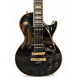 Used Epiphone les paul custom P-90 Black Solid Body Electric Guitar