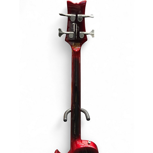 Used 2024 Schecter Guitar Research Nadja Peulen NP-4 Red Syren Electric Bass Guitar