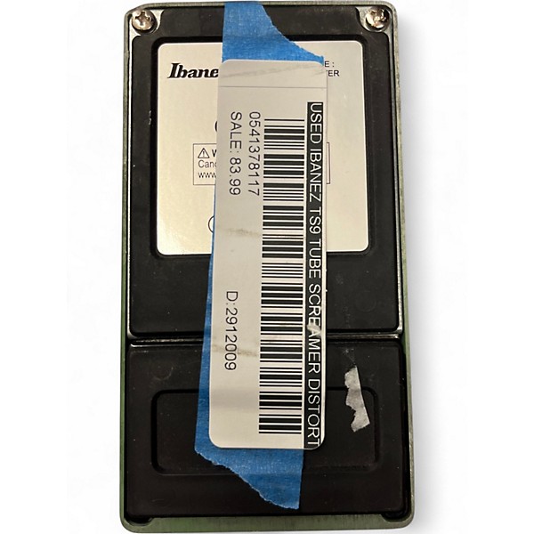 Used Ibanez TS9 Tube Screamer Distortion Effect Pedal