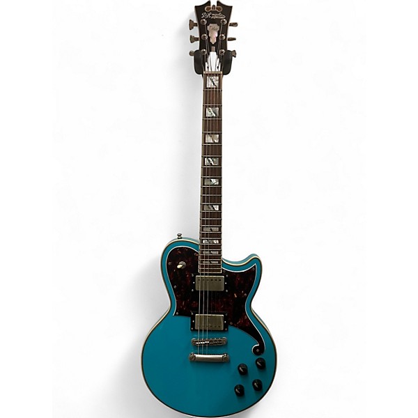 Used D'Angelico Deluxe Series Atlantic Brandon Niederauer Sonic Blue Solid Body Electric Guitar