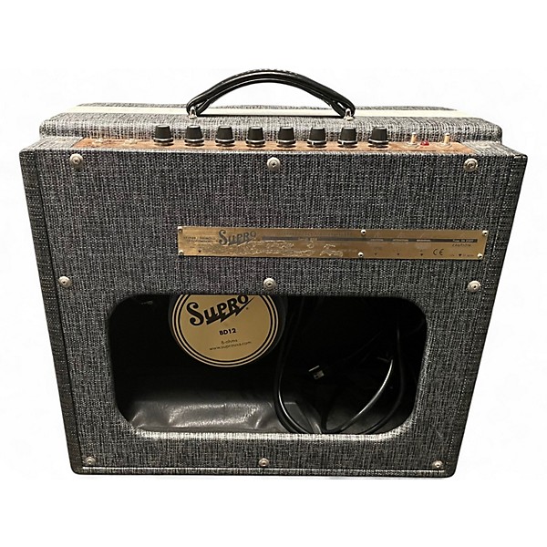 Used Supro 1696RT Black Magick Reverb 1x12 Tube Guitar Combo Amp
