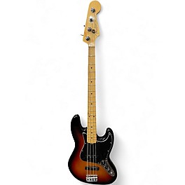 Used Fender American Standard Jazz Bass 3 Color Sunburst Electric Bass Guitar