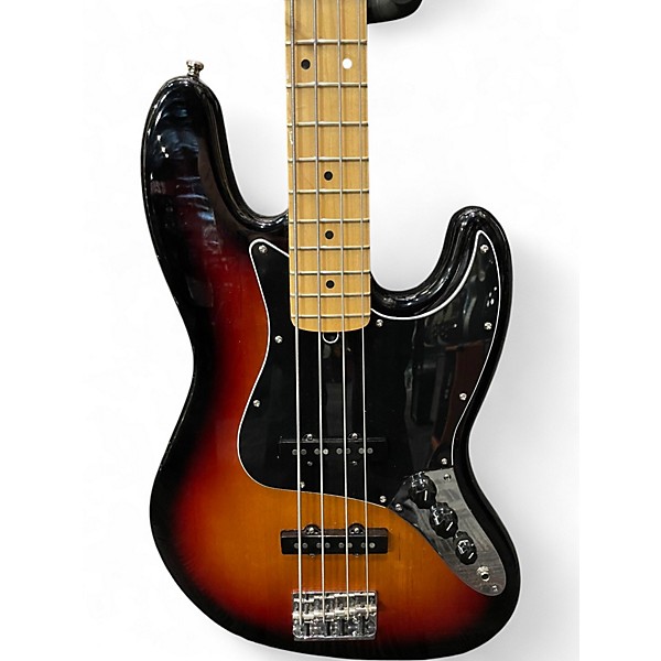 Used Fender American Standard Jazz Bass 3 Color Sunburst Electric Bass Guitar