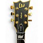 Used Ltd EC-1000 BLACK AND GOLD Solid Body Electric Guitar