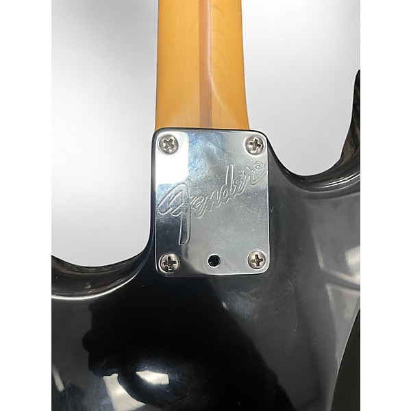 Used 1993 Fender AMERICAN STRATOCASTER PLUS Black Solid Body Electric Guitar