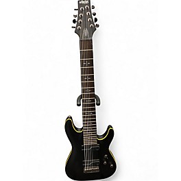 Used Schecter Guitar Research DEMON 8 BLACK Solid Body Electric Guitar