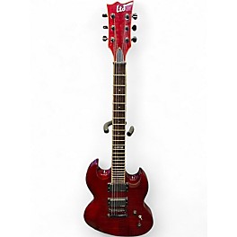 Used ESP LTD VIPER 200FM Candy Apple Red Solid Body Electric Guitar