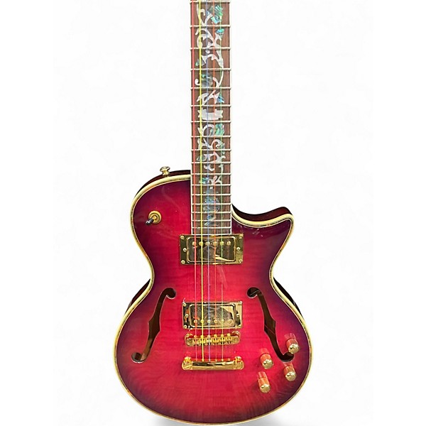 Used Firefly ELITE TRANS PINK Solid Body Electric Guitar