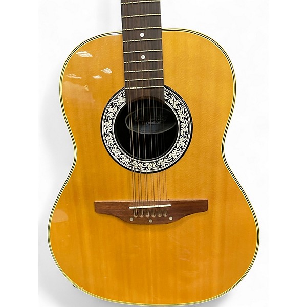Used Ovation CC65 Celebrity Natural 12 String Acoustic Electric Guitar
