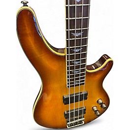 Used Schecter Guitar Research Omen Extreme 4 String Vintage Sunburst Electric Bass Guitar