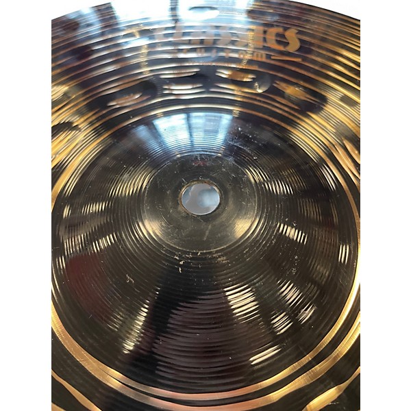 Used MEINL 14in classic custom dark hihat pair Cymbal